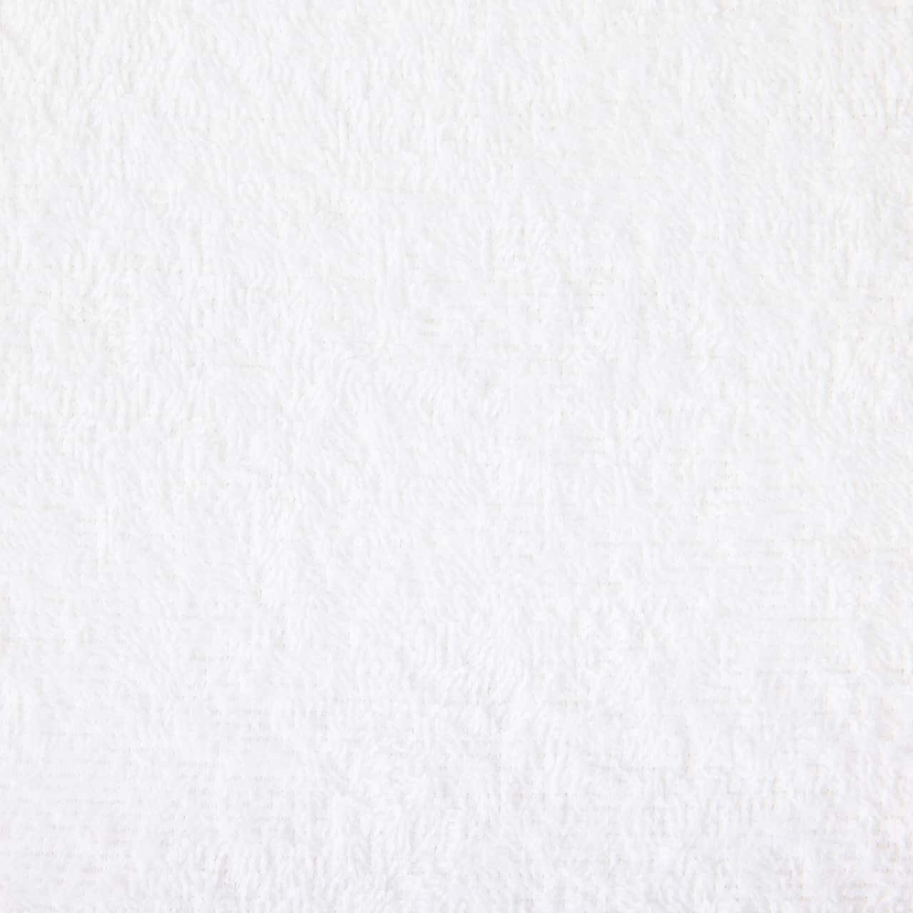 Camelot Fabrics White Terry Cloth Cotton Fabric